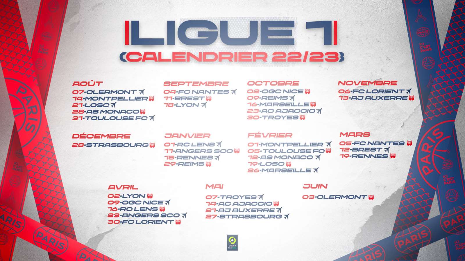 O calendário 2022-2023 é revelado! | Paris Saint-Germain